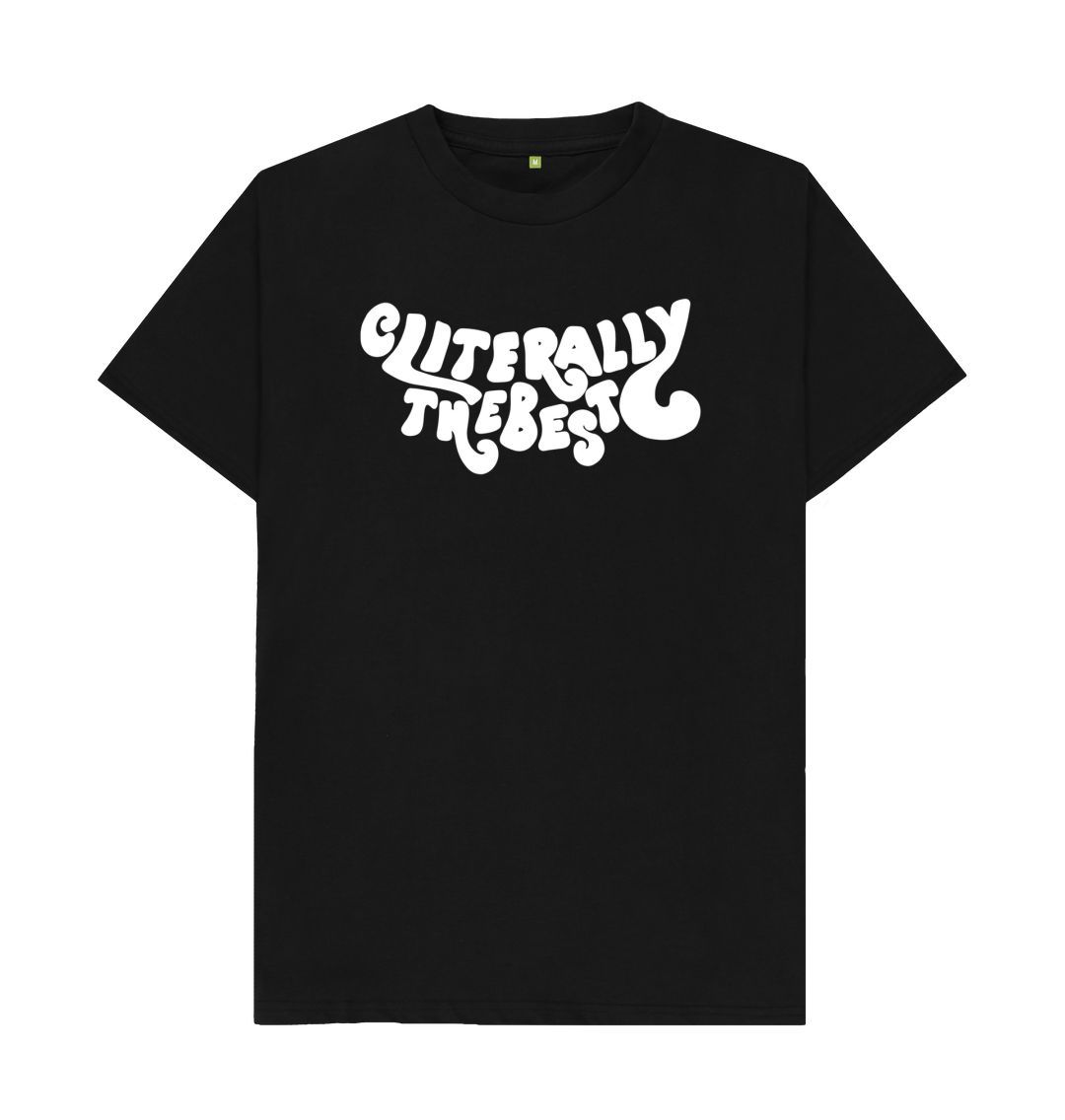 Black Cliterally The Best Logo Sex Positivi-Tee Black