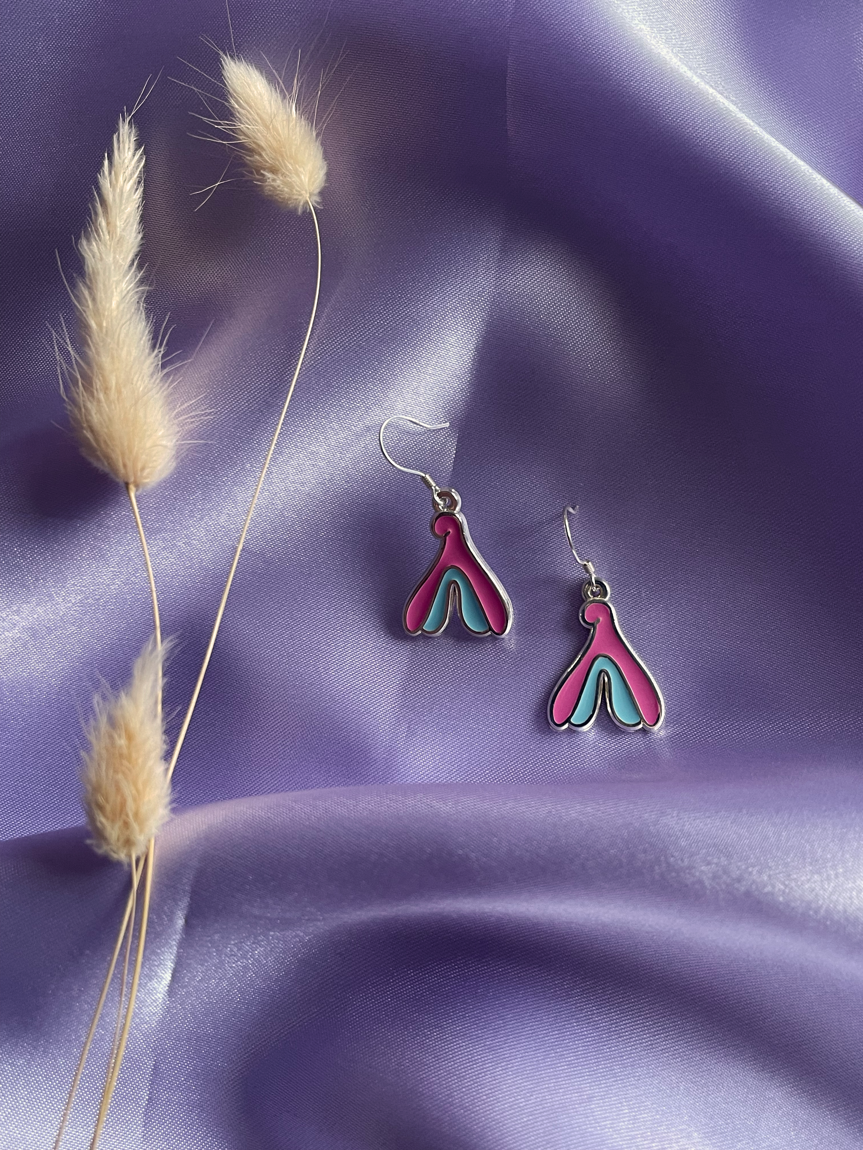 Cliterally Adorable Clitoris Earrings