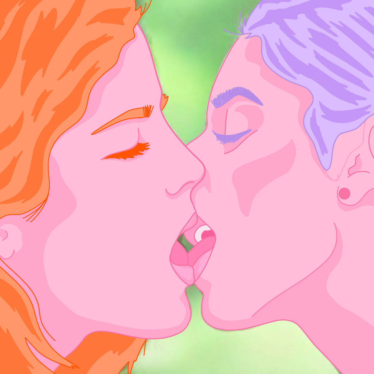 Kissing is the main character