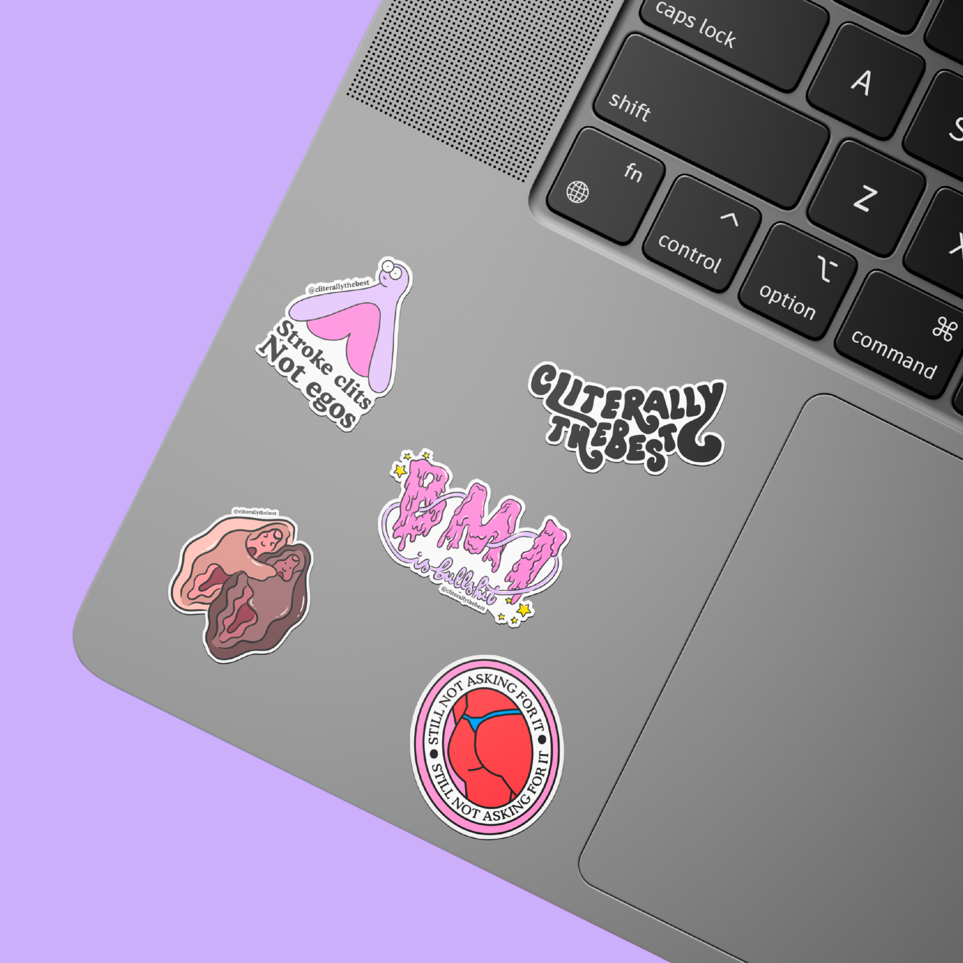 Cliterally The Best Logo Vinyl Sticker