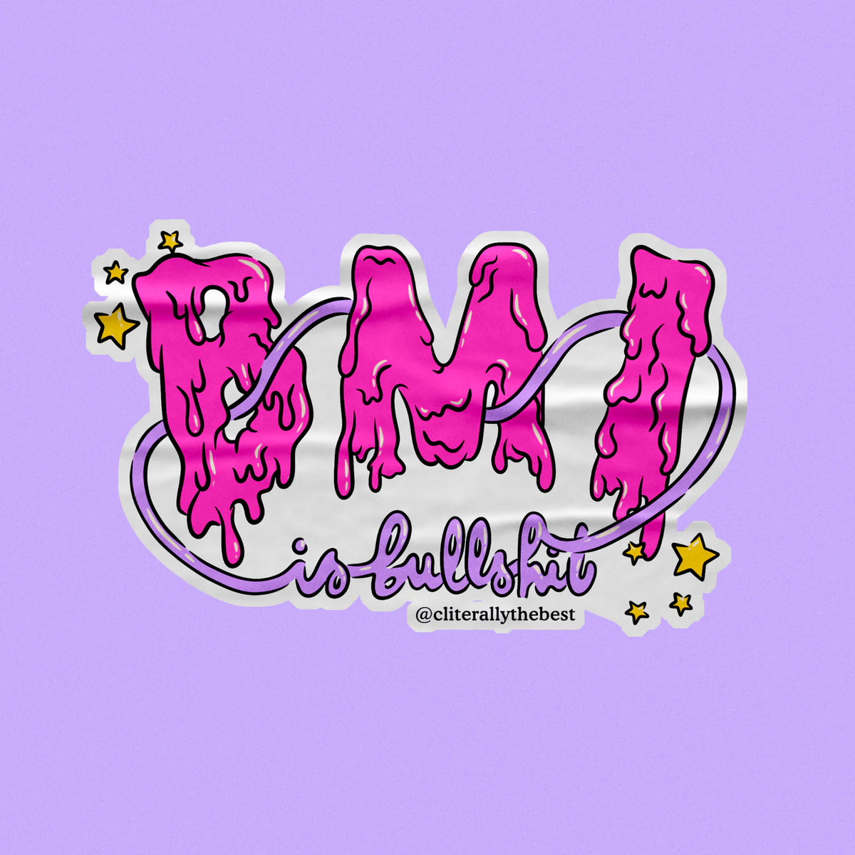 'BMI is Bullshit' Vinyl Sticker