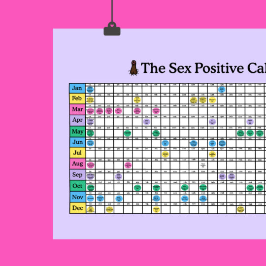 sex positive calendar Cliterally The Best