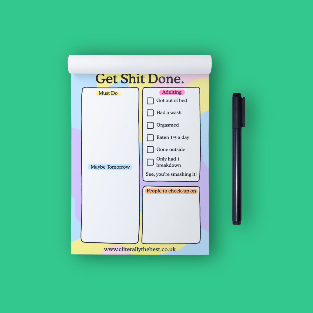 The Honest To-Do List A5 Notepad
