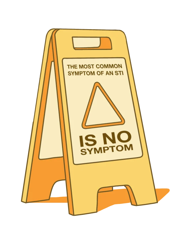 most common symptoms of an sti is no symptom at all illustration Cliterally The Best