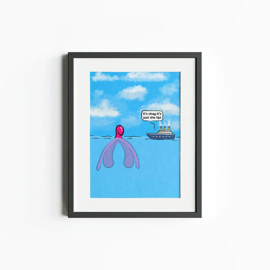 'Iceberg Clitoris' Sex-Positive Print