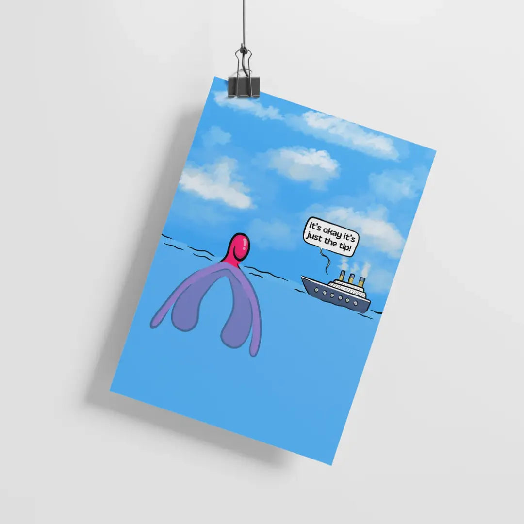 'Iceberg Clitoris' Sex-Positive Print