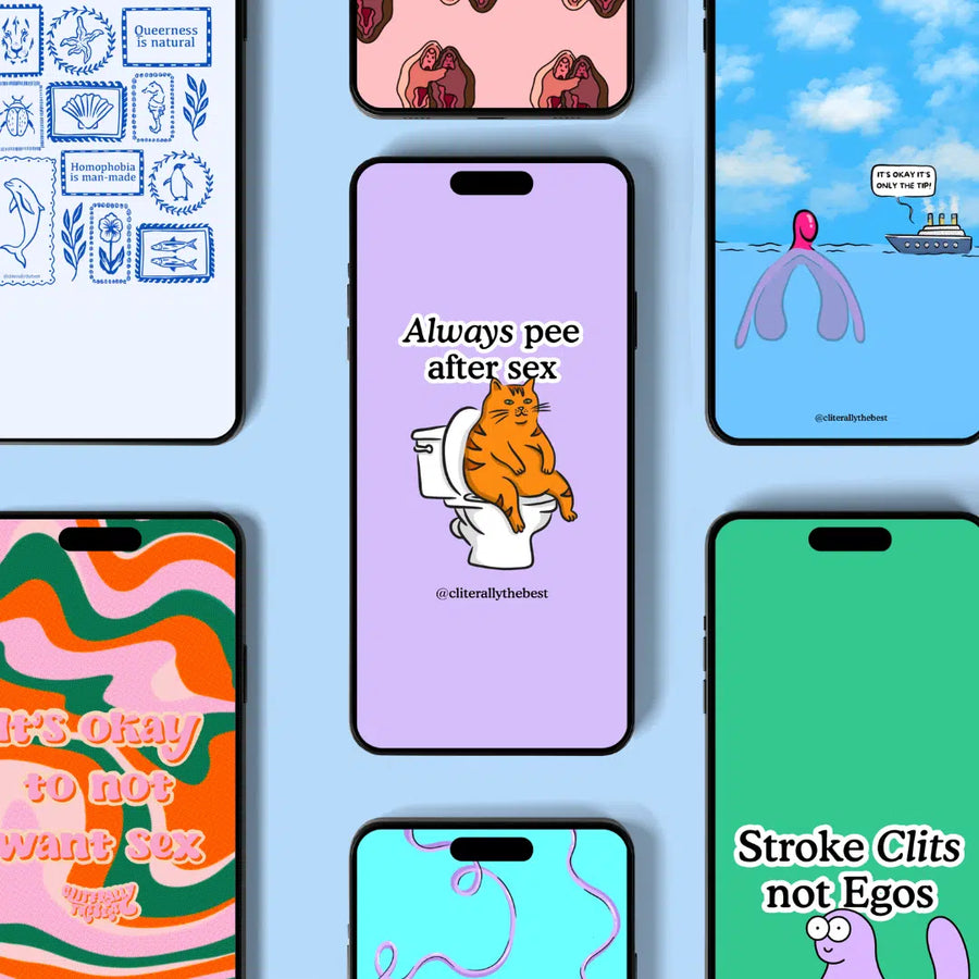 Sex positive wallpaper cliterally the best
