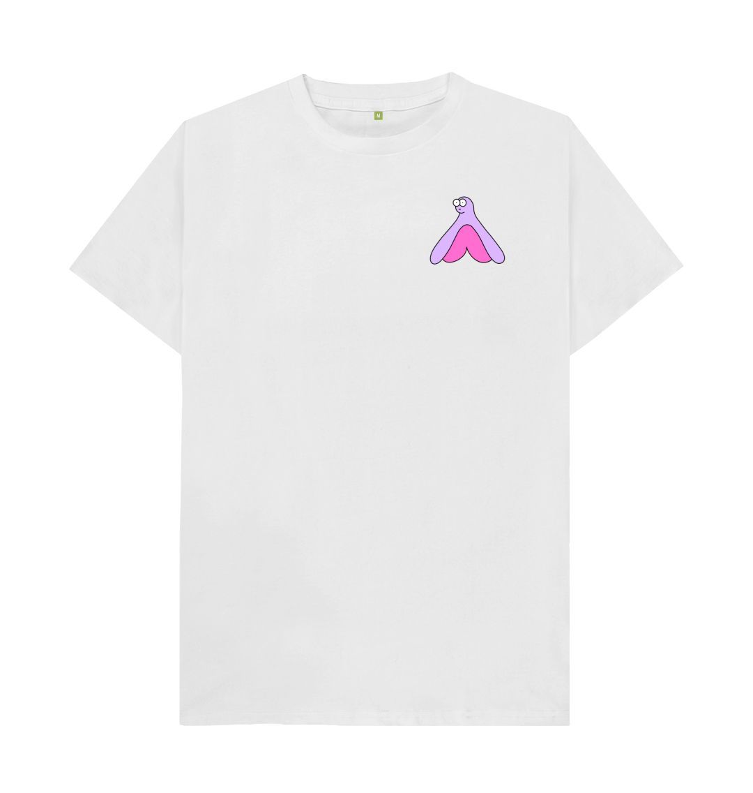White Clitoris Sex Positivi-Tee