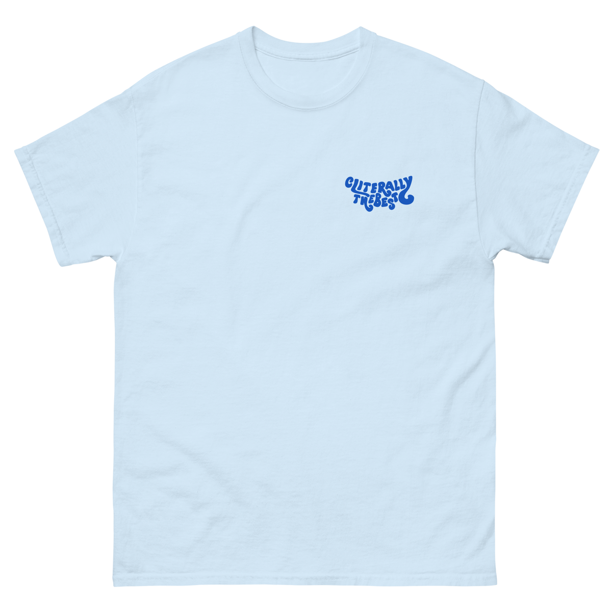 'Homophobia is Manmade' Baby Blue Sex Positivi-tee