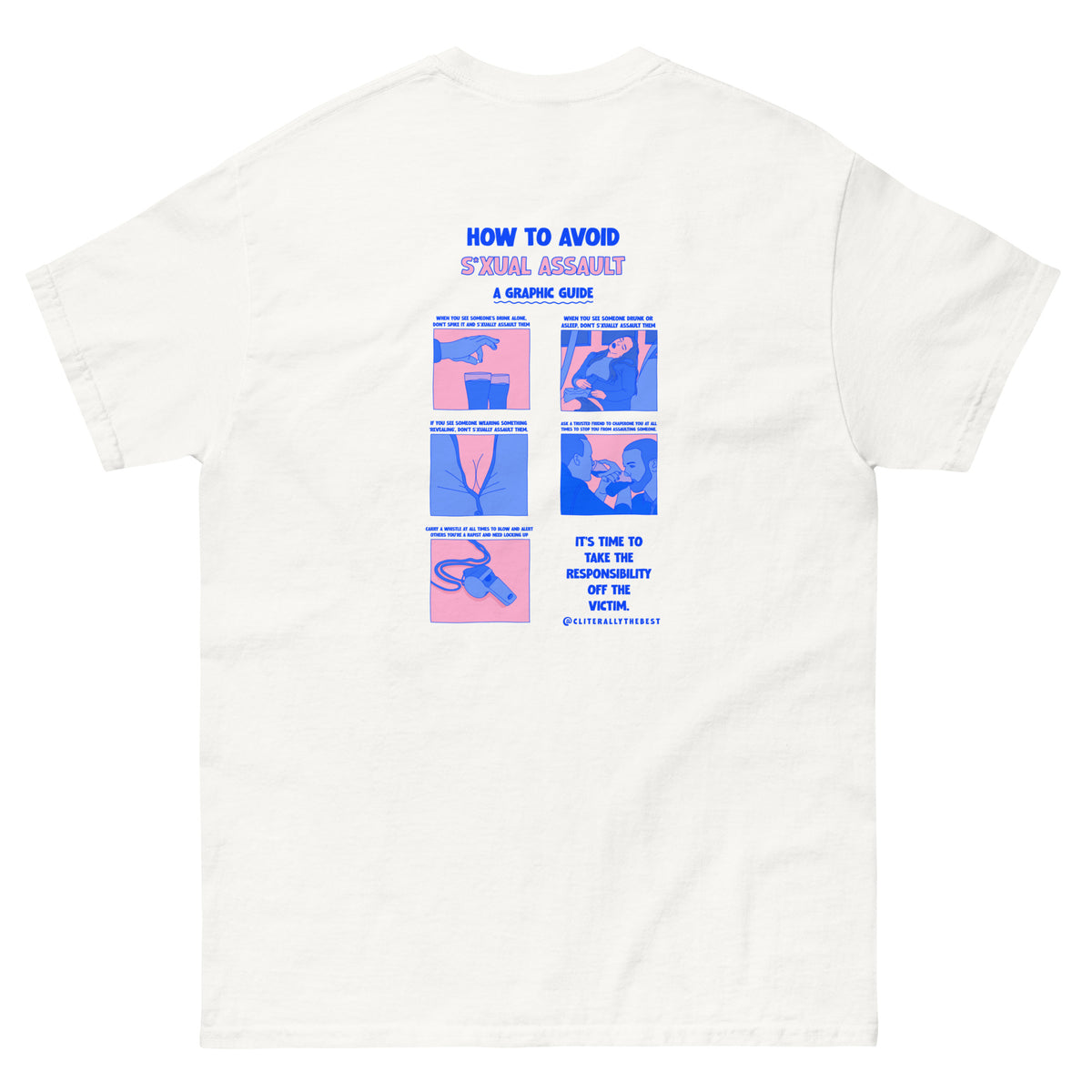'No More Victim Blaming' Sex Positivi-tee