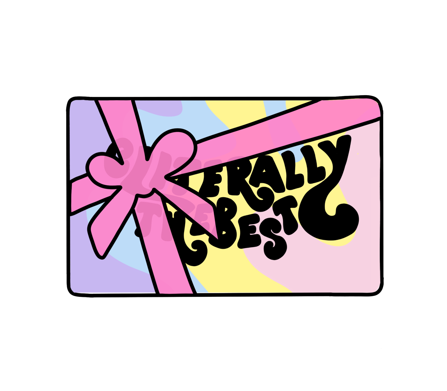 The Cliterally The Best Gift Card - Cliterally The Best